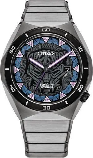 Citizen Black Panther Eco-Drive Black Dial Mens Watch Citizen Black Panther Eco-Drive Black Dial Mens Watch