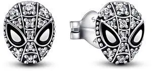 Pandora Marvel Spider-Man Mask Pave Stud Earrings Pandora Marvel Spider-Man Mask Pave Stud Earrings