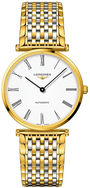 Longines La Grande Classique Automatic White Dial 38MM Two-Tone Unisex Watch Longines La Grande Classique Automatic White Dial 38MM Two-Tone Unisex Watch
