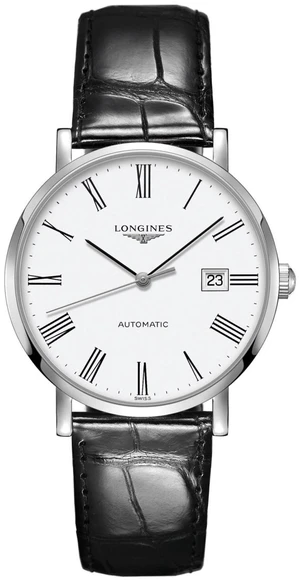 Longines Elegant Automatic White Dial 39MM Leather Mens Watch Longines Elegant Automatic White Dial 39MM Leather Mens Watch