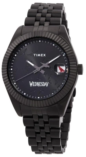 Timex Lab Collab Timex x Wednesday Legacy Black Case Mens Watch Timex Lab Collab Timex x Wednesday Legacy Black Case Mens Watch