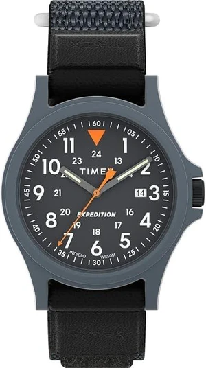 Timex Expedition Acadia Gray Resin Case Black Fast Wrap Mens Watch Timex Expedition Acadia Gray Resin Case Black Fast Wrap Mens Watch