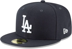 New Era Los Angeles Dodgers MLB Basic 59FIFTY Navy Fitted Hat Size 8 1/4 New Era Los Angeles Dodgers MLB Basic 59FIFTY Navy Fitted Hat Size 8 1/4