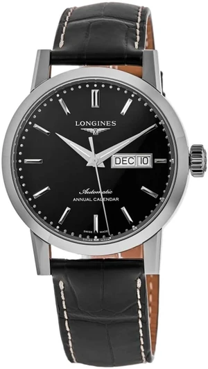 Longines Heritage 1832 Automatic Black Dial Leather Mens Watch Longines Heritage 1832 Automatic Black Dial Leather Mens Watch