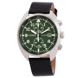 Citizen Eco-Drive Chronograph Green Dial Mens Watch Citizen Eco-Drive Chronograph Green Dial Mens Watch