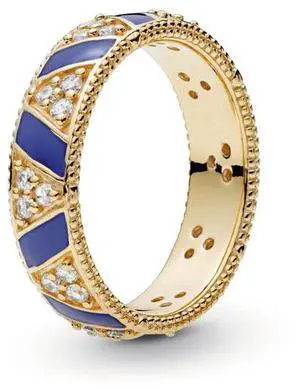 PANDORA Exotic Stones & Stripes Ring Pandora Shine