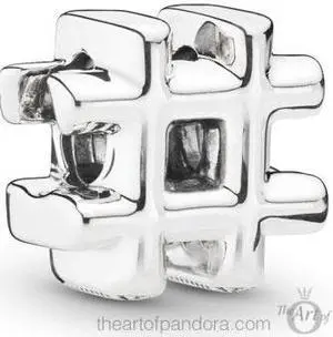PANDORA Hashtag Symbol Charm - 798128
