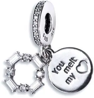 PANDORA Ice Carving Dangle Charm