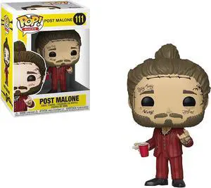funko pop! rocks: post malone - post malone, multicolor