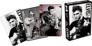 Elvis Presley Black & White Playing Cards | 52 Card Deck + 2 Jokers Elvis Presley Black & White Playing Cards | 52 Card Deck + 2 Jokers
