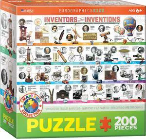 Inventors and their Inventions 200 Piece Jigsaw Puzzle