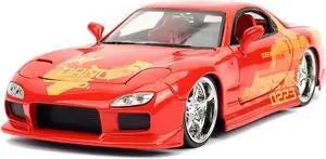Orange Julius' Mazda RX-7 "Fast & Furious" Movie 1/24 Diecast Model Car by Jada