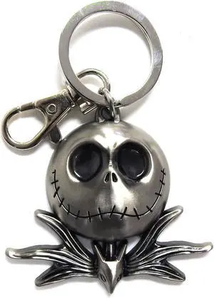 Nightmare Before Christmas Pewter Key Ring: Jack Skellington