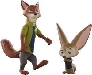 Disney Zootopia Character 2-Pack Nick & Finnick Figures Disney Zootopia Character 2-Pack Nick & Finnick Figures