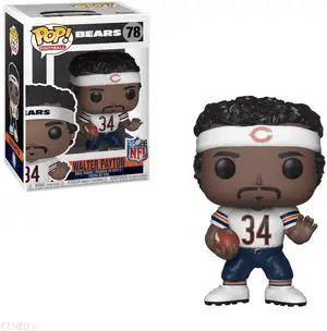 Chicago Bears NFL Legends Funko POP Vinyl Figure - Walter Payton w/ White Jersey