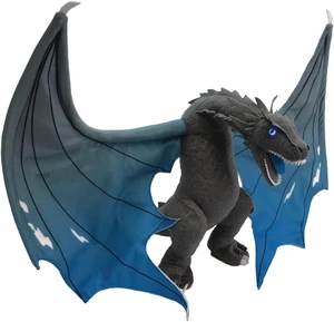 factory entertainment game of thrones icy viserion jumbo dragon plush, multicolor factory entertainment game of thrones icy viserion jumbo dragon plush, multicolor