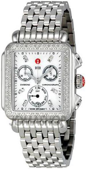 Michele Deco Day Mother of Pearl Dial Diamond Ladies Watch MWW06P000099