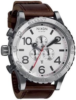Nixon 51-30 Chronograph Silver Dial Mens Watch A1241113
