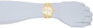 Invicta 1774 Gold Tone Stainless Steel Pro DIver Quartz Chronograph Silver Tone Dial
