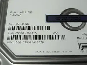 Maxtor 250GB SATA 7200rpm 3.5in HDD ( 6V250F0 6V250F0    Maxtor )