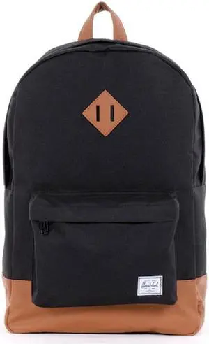 Herschel Supply Heritage Backpack (Black / Tan)