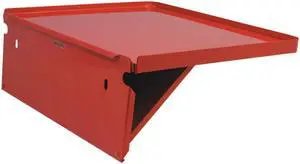 Sunex Tools SX8004 Universal Steel Foldable Side Work Table Bench Shelf, Red