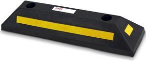 Pyle PCRSTP11 22 Inch Vehicle Driveway Parking Spot Wheel Guide Stop Tire Block