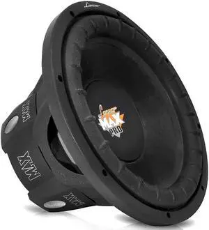 Lanzar MAXP64 Max Pro 6.5 Inch 600 Watt Power 4 Ohm Car Subwoofer Audio System