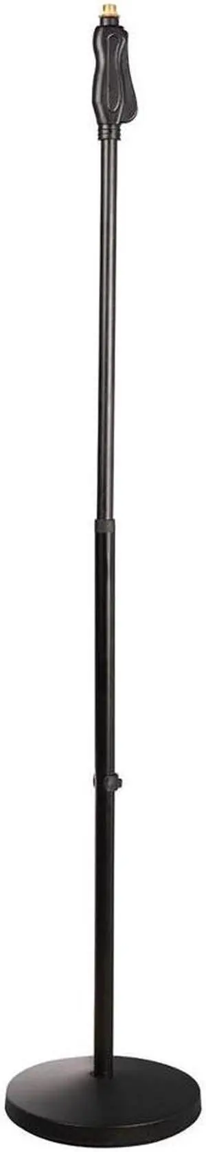 PylePro PMKS40 Universal Adjustable Freestanding Floor Microphone Stand, Black