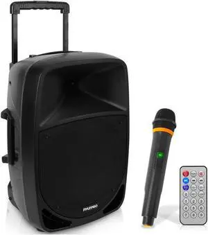 Pyle PSBT125A 1200W Bluetooth Karaoke Speaker w/ Wireless Microphone & Remote