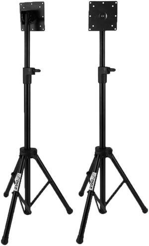 Pyle Portable Tripod Flat Panel TV Mount Stand for 32 Inch Televisions (2 Pack)