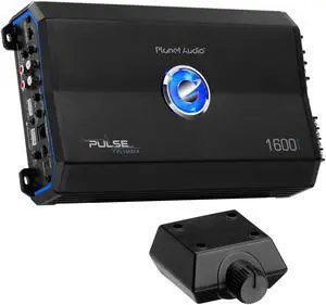Planet Audio Pulse 1600 Watt 4 Channel Full Range Class A/B Car Audio Amplifier
