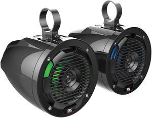 MTX MUD65PL Cage Mount 6.5" Coaxial Speaker Pair w Changeable Color LED