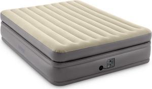 Intex Dura Beam Plus Fiber-Tech Elevated Air Mattress with Built-In Pump, Queen