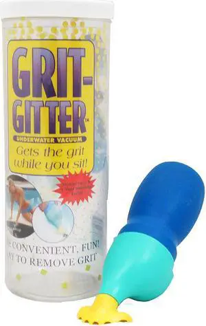 Water Tech Handheld Pool Blaster Grit Gitter Spa Spot Cleaner and Vacuum, Blue