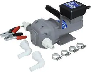 Fill Rite DF012N DF Series Stainless Steel 12V 8GPM DEF Transfer Pump, Gray