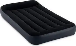 Intex Dura Pillow Rest Classic Blow Up Mattress Air Bed with Built In Pump, Twin Intex Dura Pillow Rest Classic Blow Up Mattress Air Bed with Built In Pump, Twin