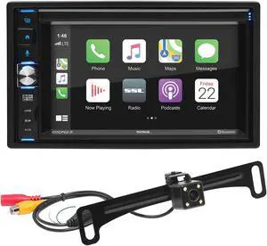 Sound Storm Double DIN Multimedia Player w/ 6.2 Inch Touchscreen and Rear Camera