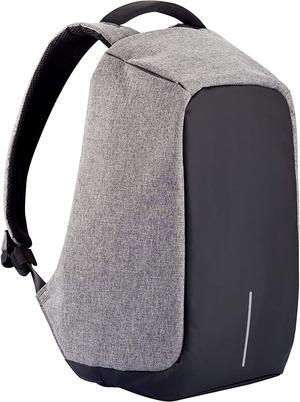 XD Design Bobby Original Anti Theft Travel Laptop Backpack with USB Port, Grey