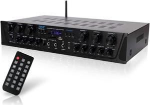 Pyle PTA66BT Bluetooth Home Audio 600 Watt 6 Channel Amplifier Stereo Receiver