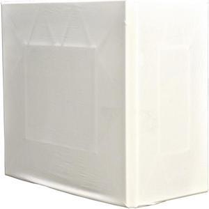 ADJ Pro Event Table Fitted Scrim Tablecloth for DJ Setup to Hide Cables, White