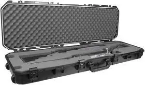 Plano PLA11852 52" All Weather Hard Sided Tactical Rifle Long Gun Case, Black Plano PLA11852 52" All Weather Hard Sided Tactical Rifle Long Gun Case, Black