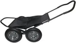 Hawk Crawler 500 Lb. Capacity Foldable Multi Use Deer Game Recovery Cart, Black