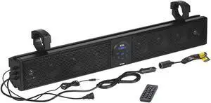 BOSS Audio 36 Inch Waterproof ATV/UTV Bluetooth Sound Bar Amplifier Audio System