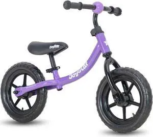 Joystar Marcher No Pedal 12" Age 1.5 to 5 Toddler Training Balance Bike, Purple