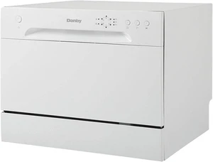 Danby DDW621WDB 6 Place Setting Countertop Dishwasher in White Danby DDW621WDB 6 Place Setting Countertop Dishwasher in White