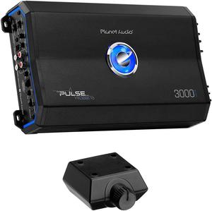 Planet Audio Pulse 3000W 1 Ohm Monoblock Class D Amplifier + Remote | PL3000.1D