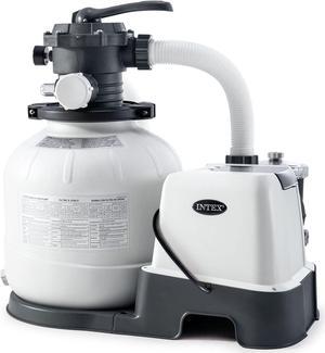 Intex 26675EG 14 Inch Krystal Clear Pool Saltwater System and Sand Filter Pump