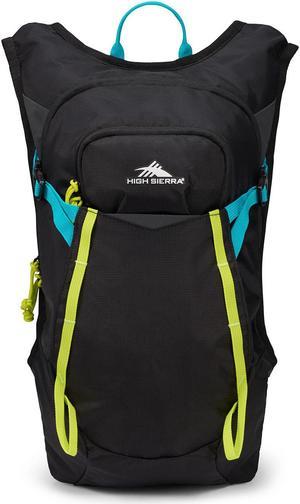 High Sierra Hydrahike 2.0 8L Hydration Water Backpack for Hiking & Biking, Black