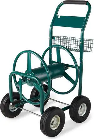 LIBERTY GARDEN 2LRK8 Portable Hose Cart,Steel,17 In. Dia.